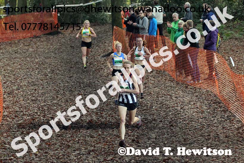 Senior women, National Cross Country Relays, Berry Park, Mansfield. Photo: David T. Hewitson/Sports for All Pics